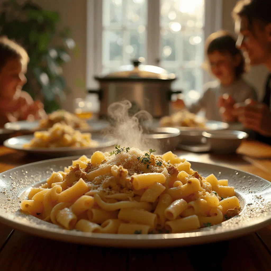 The Ultimate Guide to Crockpot Chicken Pasta: Easy 1-Pot Comfort Food That'll Change Your Weeknight Dinners a delicious plate of crockpot chicken pasta creamy and steaming hot beautifully garnished with herb zl3i77qgwm8ej3n0ybgv 1 1 crockpot chicken pasta